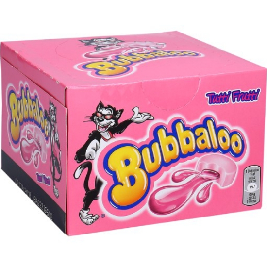 Imagem de Pastilhas Elásticas Tutti Fruti BUBBALOO 60un