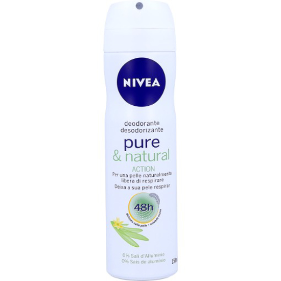 Imagem de Desodorizante Spray Pure&Natural NIVEA 150ml