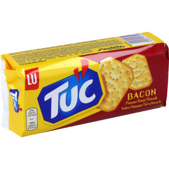 Imagem de Bolachas Crackers Bacon TUC 100g