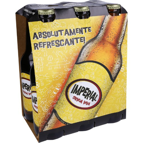 Imagem de Cerveja Com Álcool IMPERIAL 6x33cl