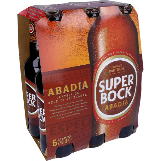 Imagem de Cerveja Com Álcool Abadia SUPER BOCK 6x33cl