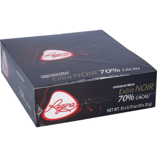 Imagem de Chocolate Extra Noir 70% Cacau REGINA 30x20g