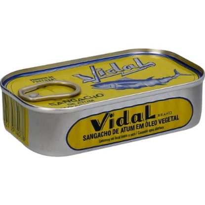 Mostrar detalhes para Sangacho de Atum Óleo Vegetal VIDAL 120g Imagem de Sangacho de Atum Óleo Vegetal VIDAL 120g