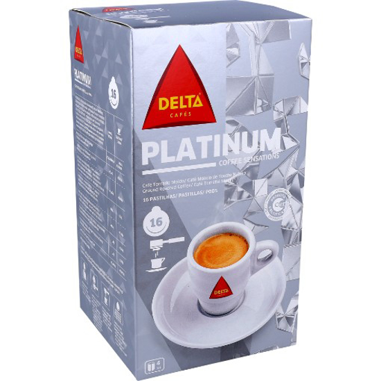 Imagem de Café Platinum Pastilhas DELTA 16x7g