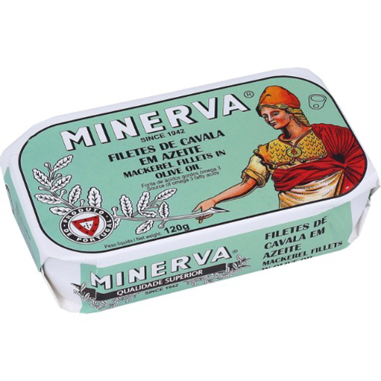 Imagem de Filetes de Cavala em Azeite MINERVA 120g