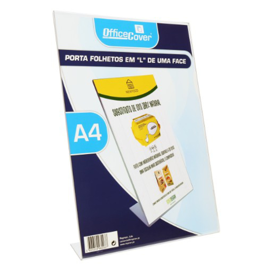 Imagem de Placar Acrílico A4 "L" OFFICECOVER 1un
