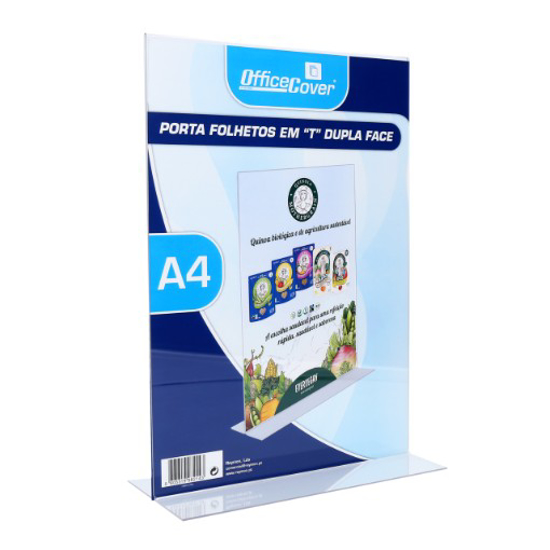 Imagem de Placar Acrílico A4 "T" OFFICECOVER 1un