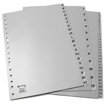 Mostrar detalhes para Conjunto Separadores Por Ordem Alfabetico A-Z 1un Imagem de Conjunto Separadores Por Ordem Alfabetico A-Z 1un