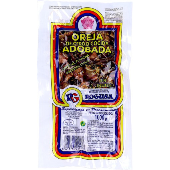 Imagem de Orelha Cozida Temperada 1kg