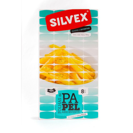 Imagem de Papel Absorvente Chupoleo SILVEX 8un