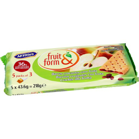 Imagem de Bolachas Maçã & Canela Mcvities FRUIT & FORM 218g