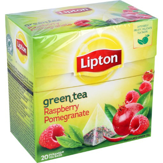 Imagem de Pyram Green Tea, Framboesa e Romã  LIPTON 20un