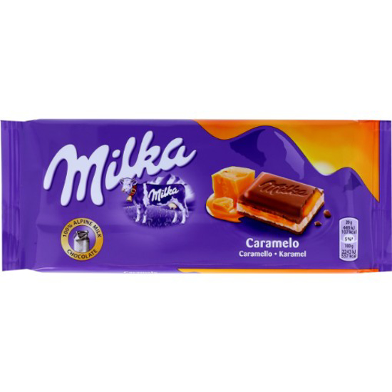 Imagem de Chocolate Com Caramelo MILKA 100g