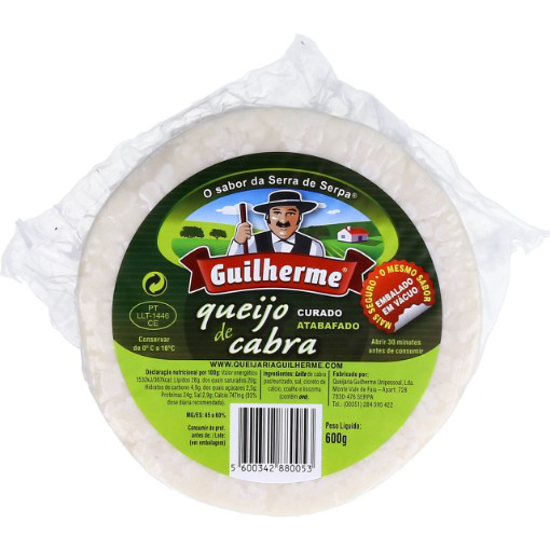 Imagem de Queijo de Cabra Curado Atabafado Queijaria GUILHERME 600g