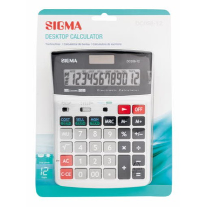 Mostrar detalhes para Maquina Calcular 12Digital Dc058-12 SIGMA 1un Imagem de Maquina Calcular 12Digital Dc058-12 SIGMA 1un