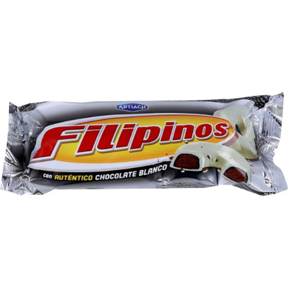 Mostrar detalhes para Bolachas de Chocolate Branco Filipinos ARTIACH 75g Imagem de Bolachas de Chocolate Branco Filipinos ARTIACH 75g