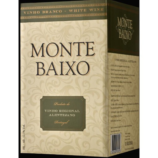 Imagem de Vinho Branco Alentejo Bag In Box MONTE BAIXO 10L