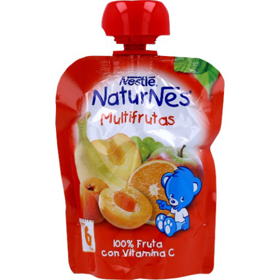 Imagem de Fruta Para Bebé Multifrutas Nestlé NATURNÉS 90g