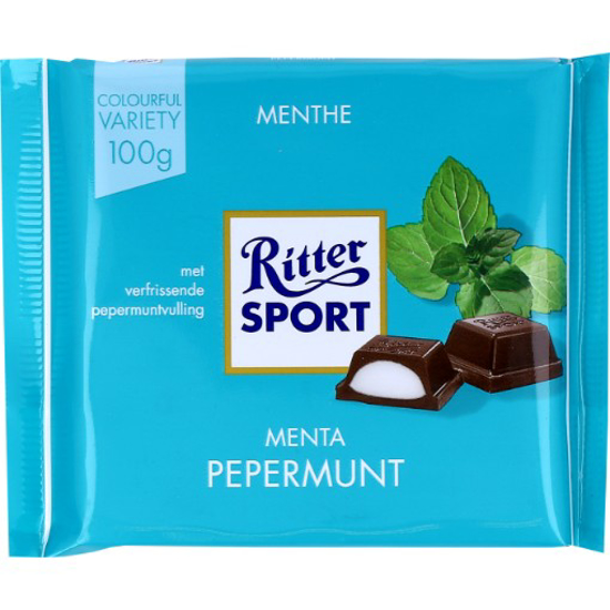 Imagem de Chocolate de Leite e Peppermint RITTER 100g