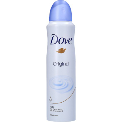 Mostrar detalhes para Desodorizante Spray Original DOVE 150ml Imagem de Desodorizante Spray Original DOVE 150ml