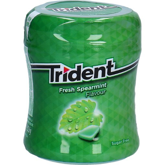 Imagem de Pastilhas Elásticas Bottle Spearmint TRIDENT 82,6g