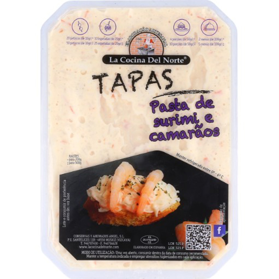 Imagem de Pasta Surimi Camarão La Cocina AHUMADOS DEL NORTE 500g