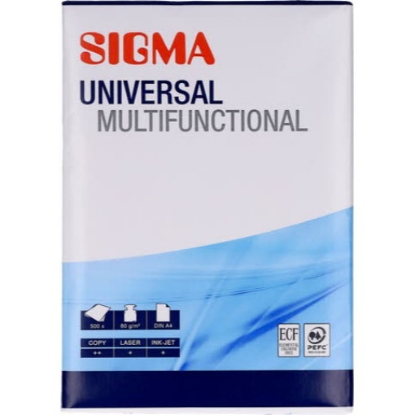 Mostrar detalhes para Resmas Papel Fotocopia A4 80G SIGMA  Imagem de Resmas Papel Fotocopia A4 80G SIGMA