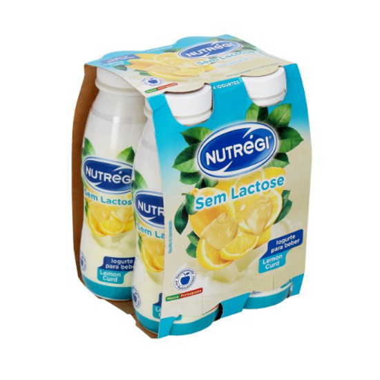 Imagem de Iogurte Líquido Com Polpa de Limão Sem Lactose NUTRÉGI 4x170g