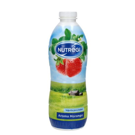 Imagem de Iogurte Líquido Com Aroma A Morango NUTRÉGI 750g