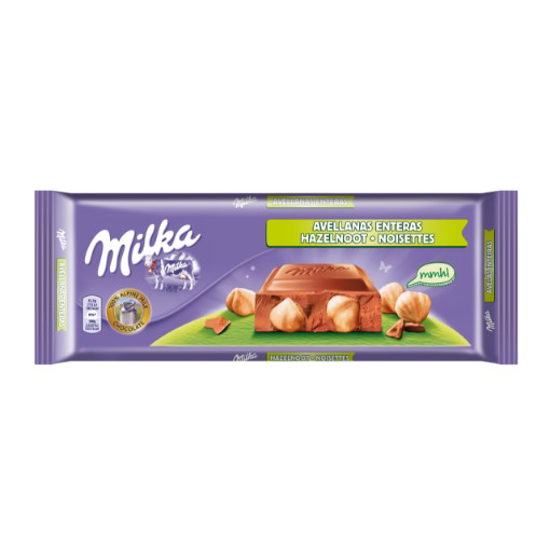 Imagem de Chocolate de Leite Com Avelãs MILKA 270g