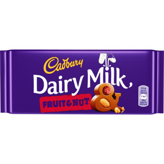 Imagem de Chocolate Dairy Milk Fruit & Nut CADBURY 110g