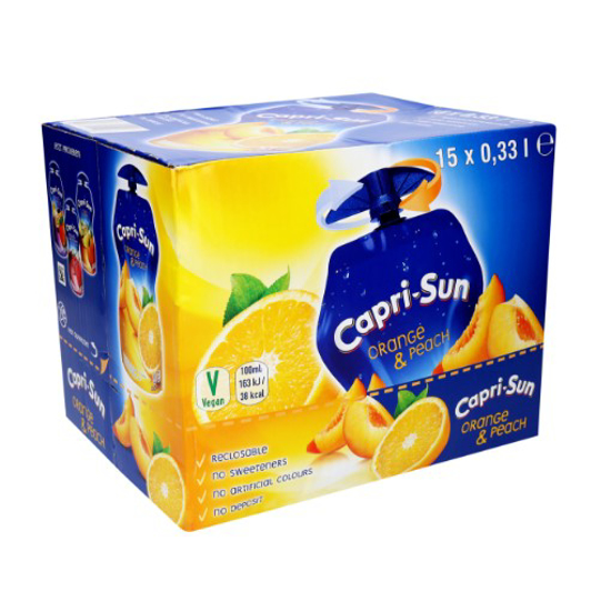 Imagem de Refrigerante Sem Gás Orange & Pear CAPRI-SUN 15x33cl