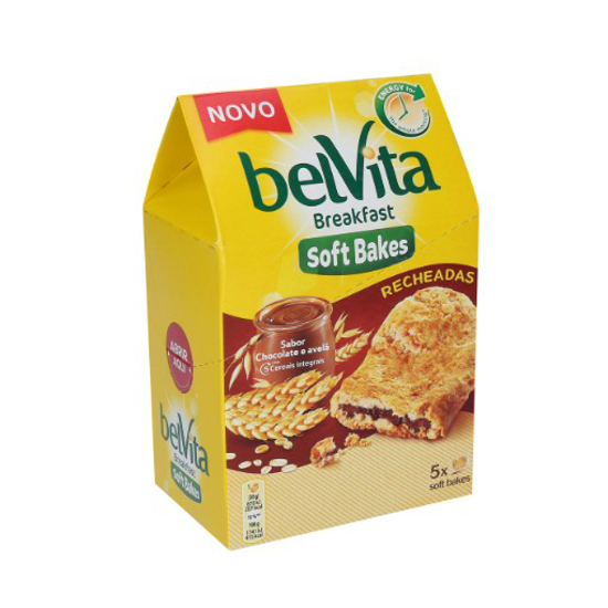 Imagem de Bolachas Soft Bakes Recheada Com Chocolate BELVITA 250g