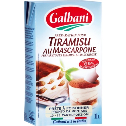 Mostrar detalhes para Preparado Para Tiramisú GALBANI 1L Imagem de Preparado Para Tiramisú GALBANI 1L