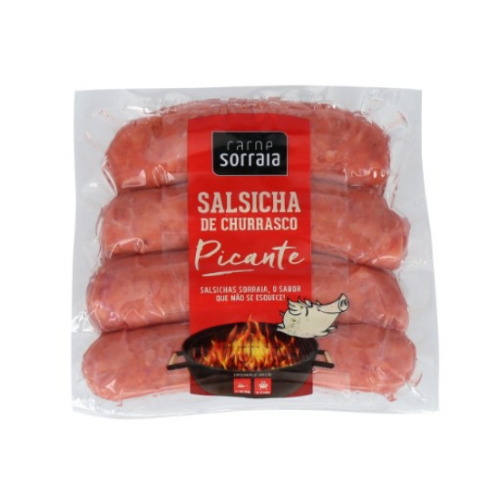 Imagem de Salsichas Para Churrasco Picante Xl Nacional Freca Em Vácuo Carnes Sorraia (4 unidades) (kg)