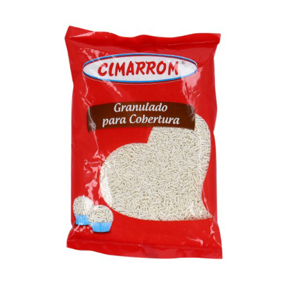Mostrar detalhes para Chocolate Branco Granulado CIMARROM 500g Imagem de Chocolate Branco Granulado CIMARROM 500g