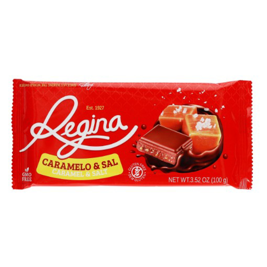 Imagem de Chocolate Leite Com Caramelo e Sal REGINA 100g