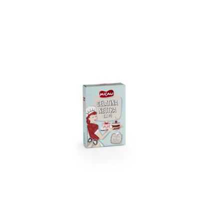 Mostrar detalhes para Gelatina Neutra MICAU 4x11g Imagem de Gelatina Neutra MICAU 4x11g