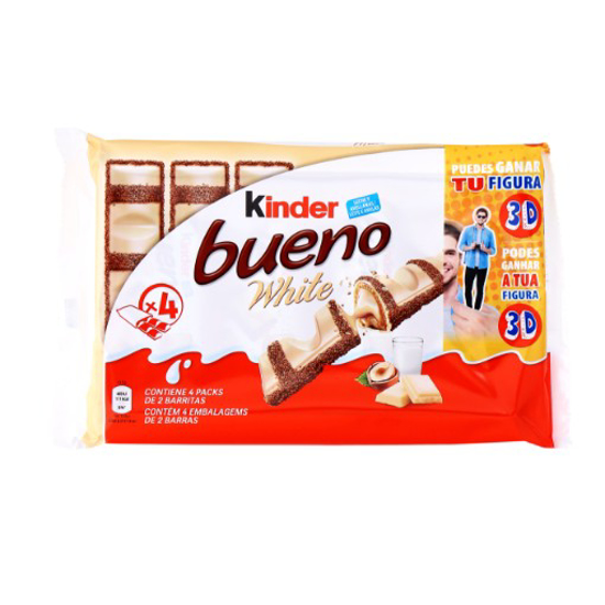Imagem de Chocolate Bueno White KINDER 156g 4un