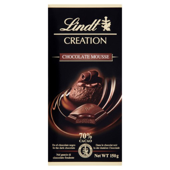 Imagem de Chocolate Mousse Negro 70% Cacau Excellence LINDT 100g