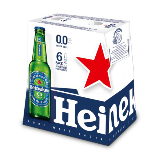 Imagem de Cerveja Sem Álcool 0.0% HEINEKEN 6x25cl