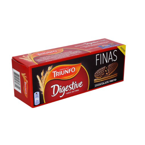 Imagem de Bolachas Digestivas Finas Chocolate Preto TRIUNFO 170g