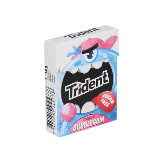 Imagem de Pastilhas Elásticas Bubblegum TRIDENT 20x14g