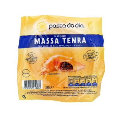 Mostrar detalhes para Massa Tenra PASTA DO DIA 300g Imagem de Massa Tenra PASTA DO DIA 300g