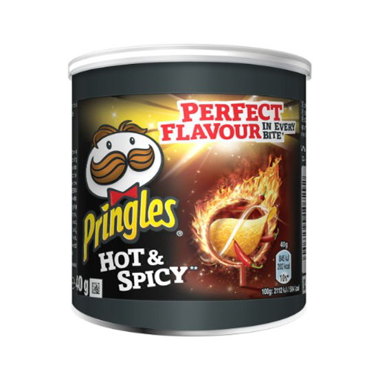 Imagem de Batatas Fritas Hot & Spicy PRINGLES 12x40g