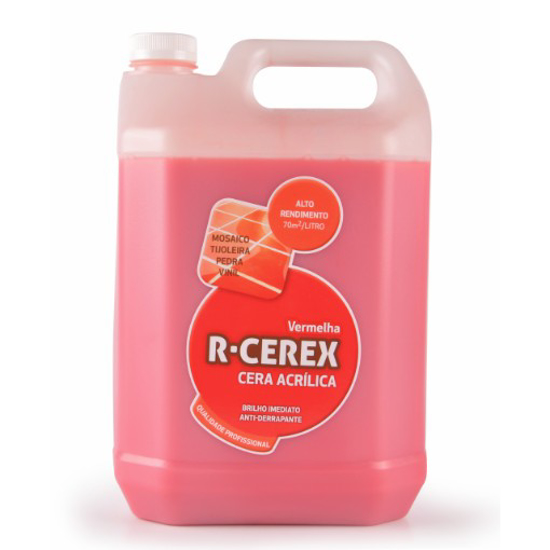 Imagem de Cera Acrílica Mosaico Vermelha T R- CEREX 5L