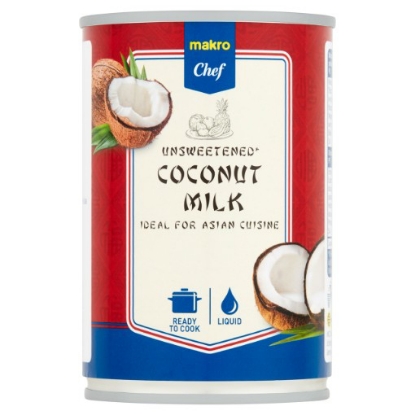 Mostrar detalhes para Leite Coco MAKRO CHEF 400ml Imagem de Leite Coco MAKRO CHEF 400ml