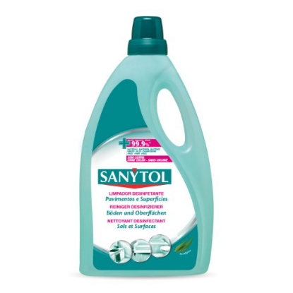 Mostrar detalhes para Desinfetante Superfícies SANYTOL 5L Imagem de Desinfetante Superfícies SANYTOL 5L