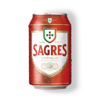 Imagem de Cerveja Com Alcool Lata SAGRES 33cl