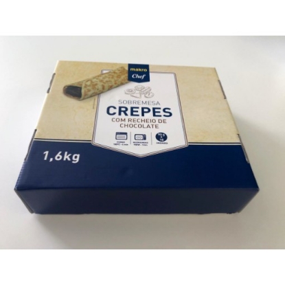 Mostrar detalhes para Crepes Com Chocolate MAKRO CHEF 18x90g Imagem de Crepes Com Chocolate MAKRO CHEF 18x90g